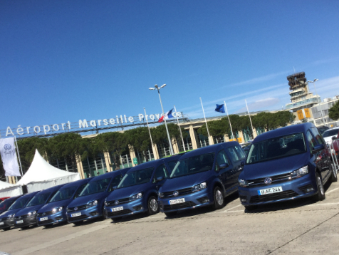 VW Caddy i Marseille lufthavn.jpg